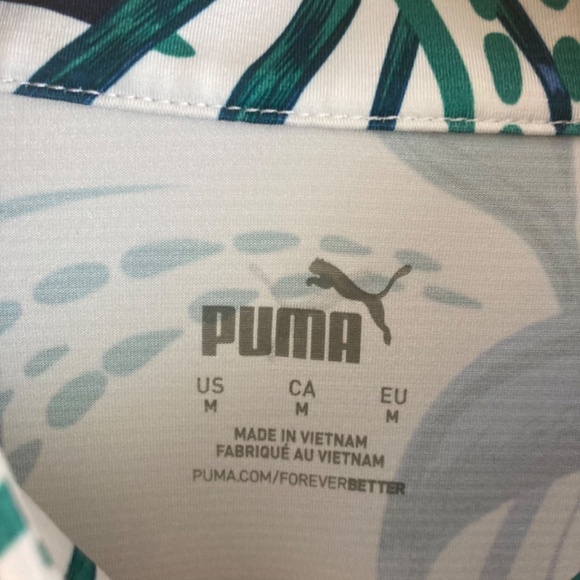 Puma women’s floral quarter zip pullover - Picture 2 of 6